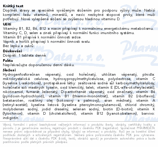 Centrum pro muže tbl.90+30 dárkové balení