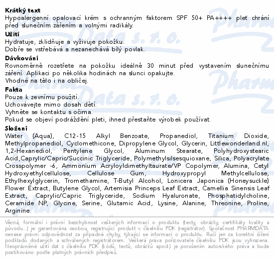 Pyunkang Yul opalovací krém SPF50+ 75ml
