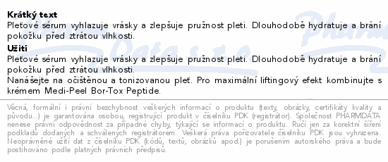 MediPeel Peptide Tox pleťové sérum 30ml