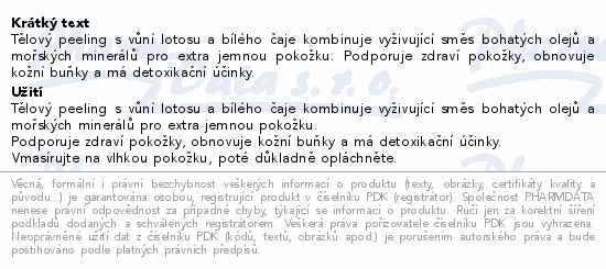 The Ritual of Karma zjemňující tělový peeling 300g