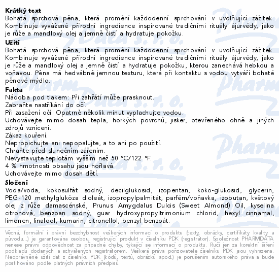 Rituals The Ritual of Ayurveda sprchový gel 200ml