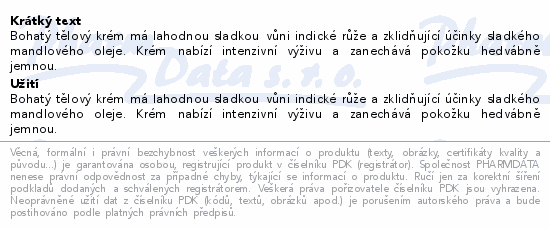 Rituals The Ritual of Ayurveda tělový krém 220ml