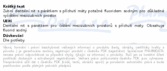DenTek dentální nit s párátkem 48ks