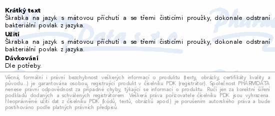 DenTek škrabka na jazyk