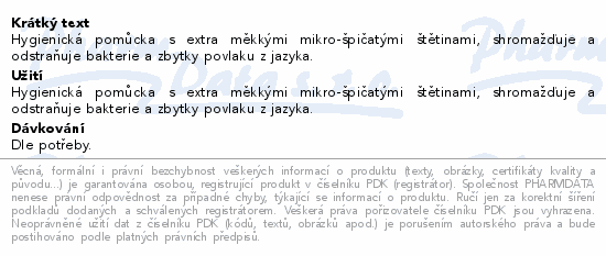 DenTek kartáček na jazyk