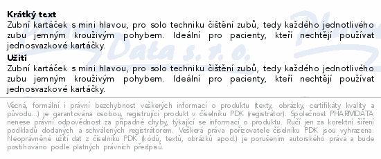Ci ASSIST mini zubní kartáček mix barev