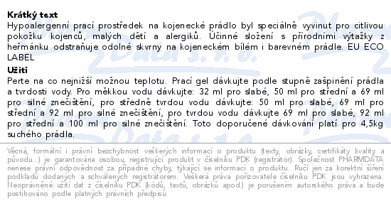 Frosch Baby Prací prostředek na kojen. prádlo 1.5l