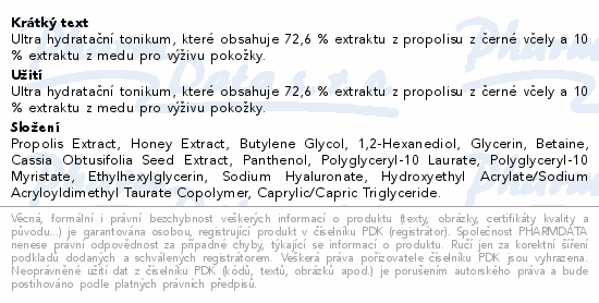 COSRX hydratační tonikum s propolisem 150ml