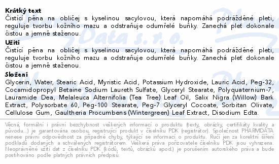COSRX čisticí pěna s kyselinou salicylovou 150ml