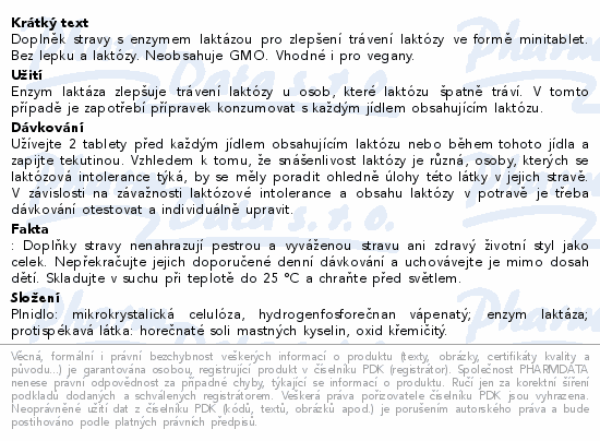 LIVSANE Lactase 6000 FCC tbl.100