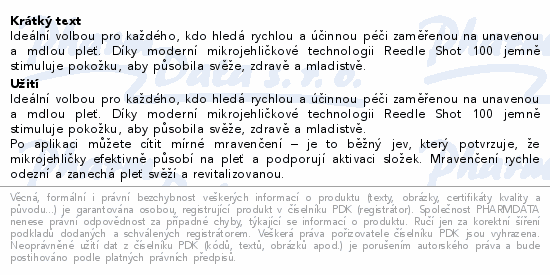 VT Reedle Shot 100 mikrojehličkový booster 50ml