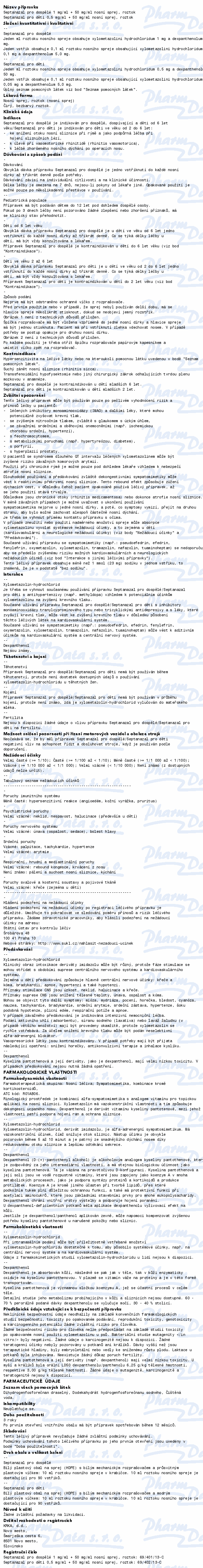 Septanazal dosp.1mg/50mg v 1ml nas.spr.sol.1x10ml